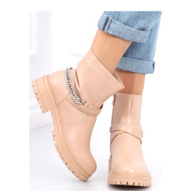 Cindy Nude ankelboots - Inello beige 2