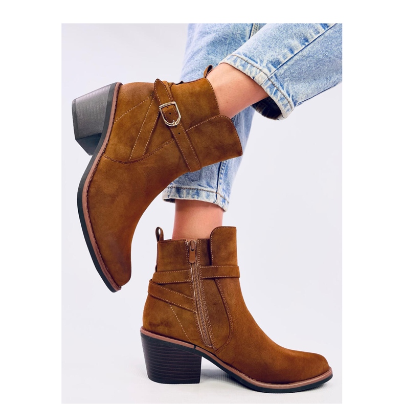 Cnig Camel lågklackade cowboystövlar - Inello brun 2