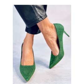 Regnskimrande Maineri Gröna höga klackar för kvinnor - Inello 2