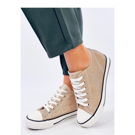 Foss Golden wedge sneakers - Inello gul 1
