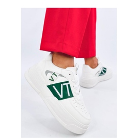 Sterry White Green platåsneakers - Inello grön 1