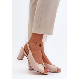 Step in style Sandaler Modell Trasea 24SD98-6785 Beige - Steg i stil 1