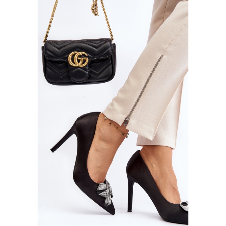 Höga klackar Modell Fairine 9563 Svart - Step in style 2