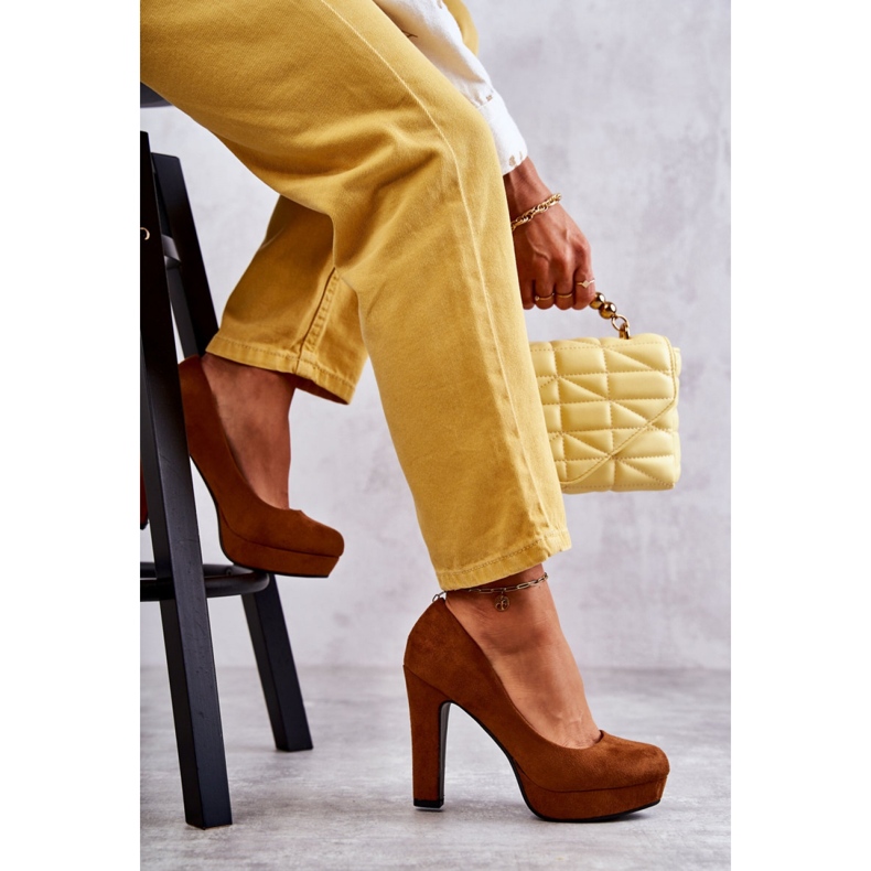 Step in style Pumps Model Soro M115 Camel Mocka - Steg i stil brun 1