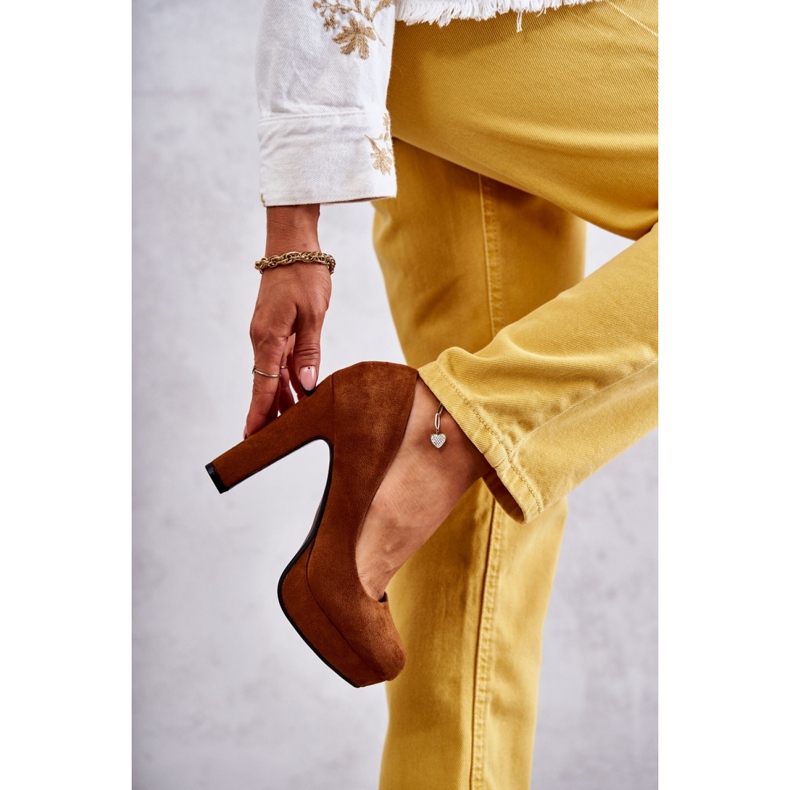 Step in style Pumps Model Soro M115 Camel Mocka - Steg i stil brun 2