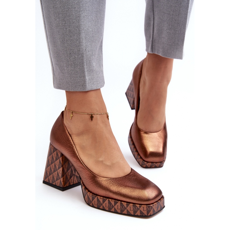 Step in style Pumpar Modell Laura Messi 259/819-821 Koppar - Steg med stil brun 1