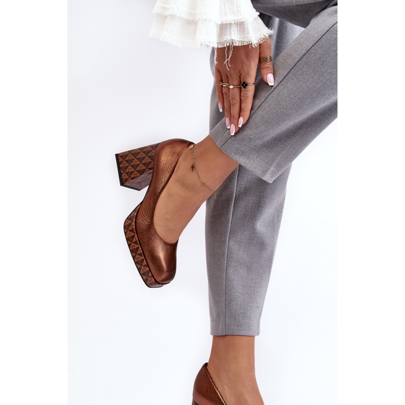 Step in style Pumpar Modell Laura Messi 259/819-821 Koppar - Steg med stil brun 2