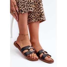 Step in style Sandal flip-flops Modell Sergio Leone SK077H Svart - Steg i stil 1