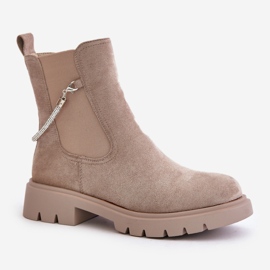 Step in style Chelsea boots Modell Labenne G855 Beige - Steg i stil 2