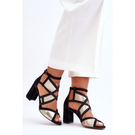 Step in style Sandaler Modell Maciejka 05181-25 Guld/Svart - Steg i stil 1