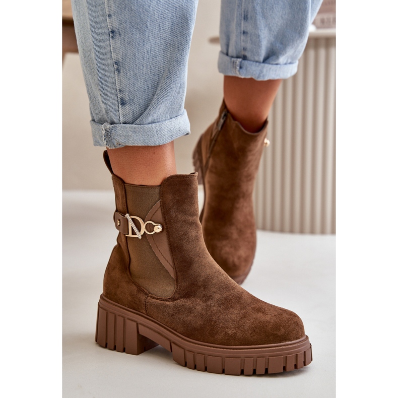 Step in style Stövlar Modell Bervena SZ103 Brun - Steg i stil 1