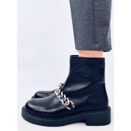 Foster Black ankelstövlar med kedja för kvinnor svart 1