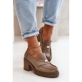 Step in style Skor Modell Zazoo 20168 Mörk Beige - Steg i stil 1