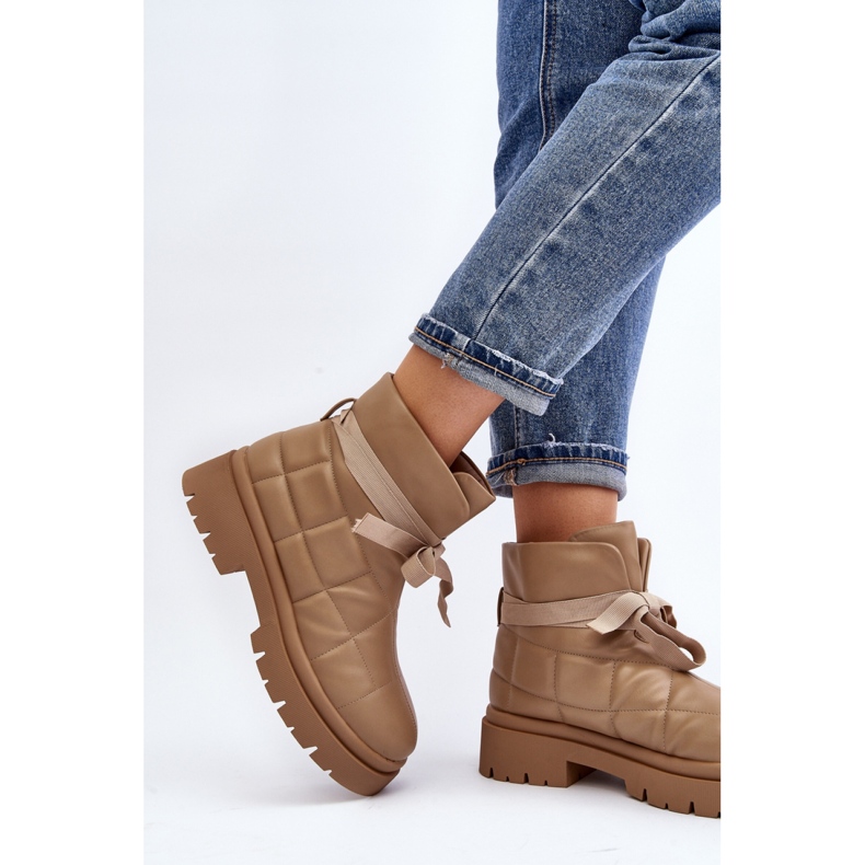 Step in style Stövlar Modell Bizzanti NS307 Khaki - Steg i stil beige 2