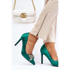 Höga klackar Modell Fairine 9563 Grön - Step in style 2