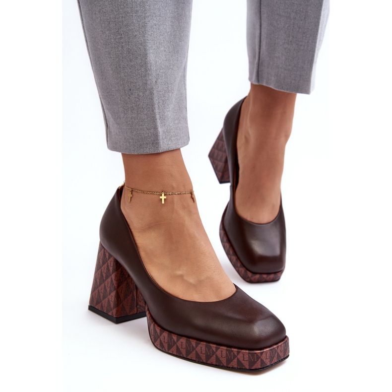 Step in style Pumps Modell Laura Messi 259/236-820 Brun - Steg med stil 1