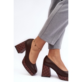 Step in style Pumps Modell Laura Messi 259/236-820 Brun - Steg med stil 2