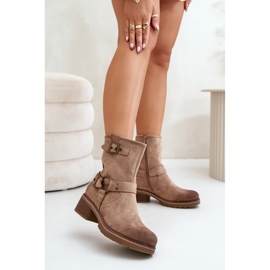 Step in style Stövlar Modell Zudra 7280 Mörk Beige - Steg i stil 1