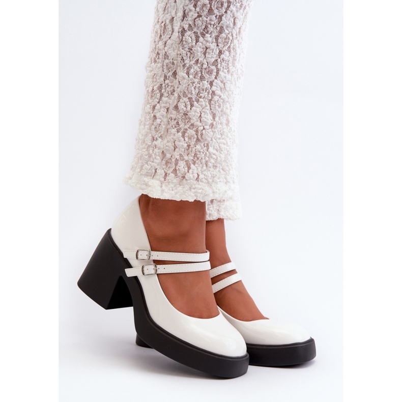 Vita chunky heel pumps 1