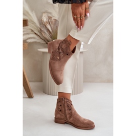 S. BARSKI Damkängor med genombruten ovandel S.Barski brun 2