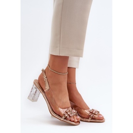 Step in style Sandaler Model Da MR38-444 Rosa Guld - Steg i stil 1