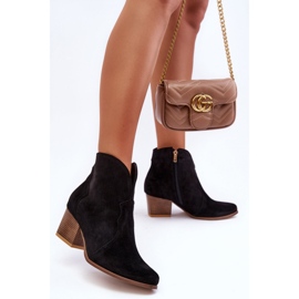 Step in style Cowboystövlar Modell Lewski EV28 Svart Velour - Steg i stil 1