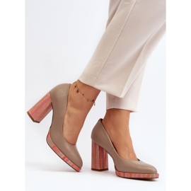 Step in style Pumps Modell Laura Messi 2746/252-837 Beige - Steg i stil 2