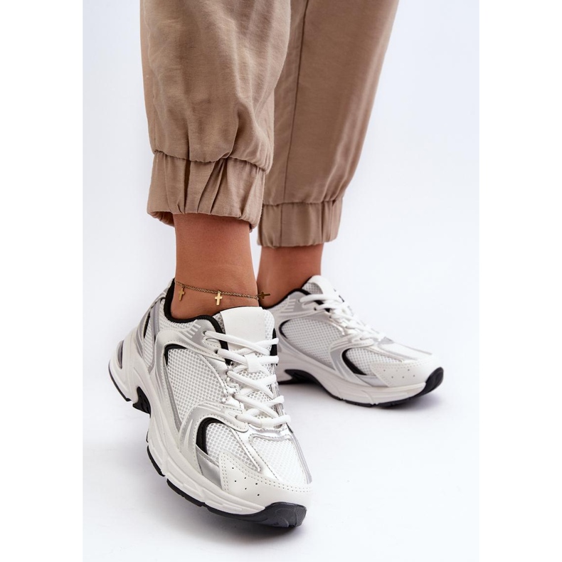 Fashionabla damsportskor Vit/Svart 1