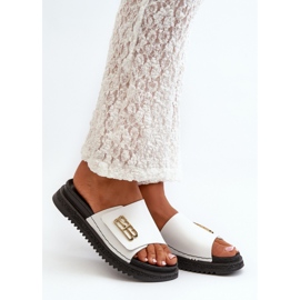 Zazoo White plattformsflipflops för kvinnor vit 1