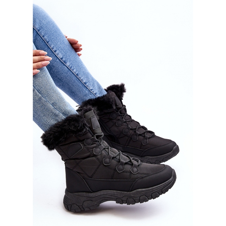 Step in style Snowboots Vittor modell 23SN26-6568 Svart - Steg i stil 2