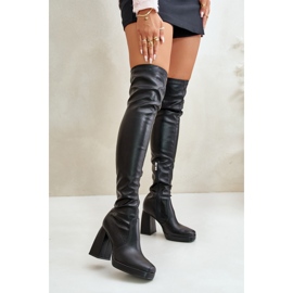 Over-the-knee boots Svarta 1