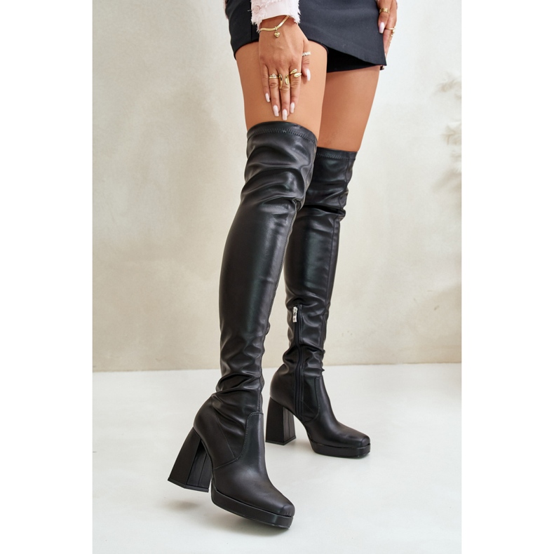 Over-the-knee boots Svarta 1