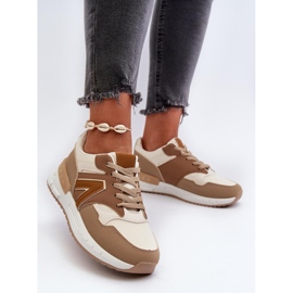 Bruna plattformssportskor 1