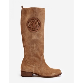 Step in style Stövlar Modell Zazoo 3367/2 Beige Mocka - Steg i stil 2