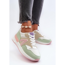 Snygga damsneakers på Multicolor-plattformen mångfärgad 1