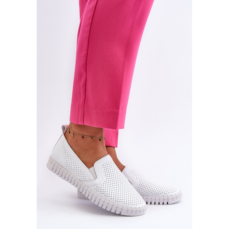 Vinceza Genombrutna skor för kvinnor Vita 1