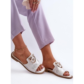 Step in style Sandal flip-flops Modell S.Barski KV27-032 Silver - Steg i stil grå 2