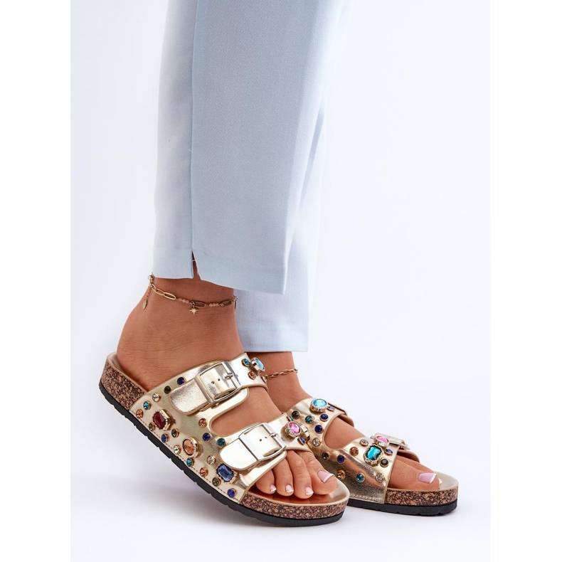 Step in style Sandal Flip-flops Model S.Barski MY121 Guld - Steg i stil 1