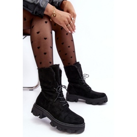 PS1 Kvinnors mockaarbetare med päls, svart 1