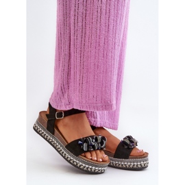 Step in style Sandaler Modell S.Barski HY056 Svart - Steg i stil 1