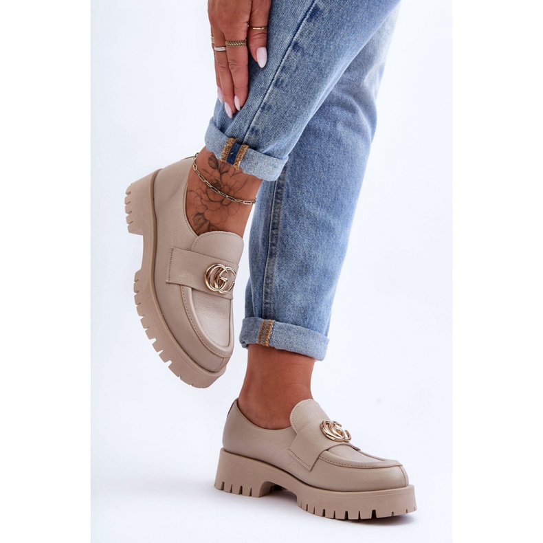 Step in style Skor Modell Rosefalls 20153 Beige Läder - Steg i stil 1