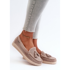 Step in style Mockasiner Model Tinami HH503-8 Beige - Steg i stil 1