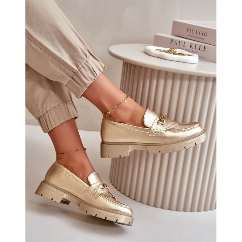 Step in style Mockasiner Modell Zanita GQ8-010 Guld - Steg i stil 1