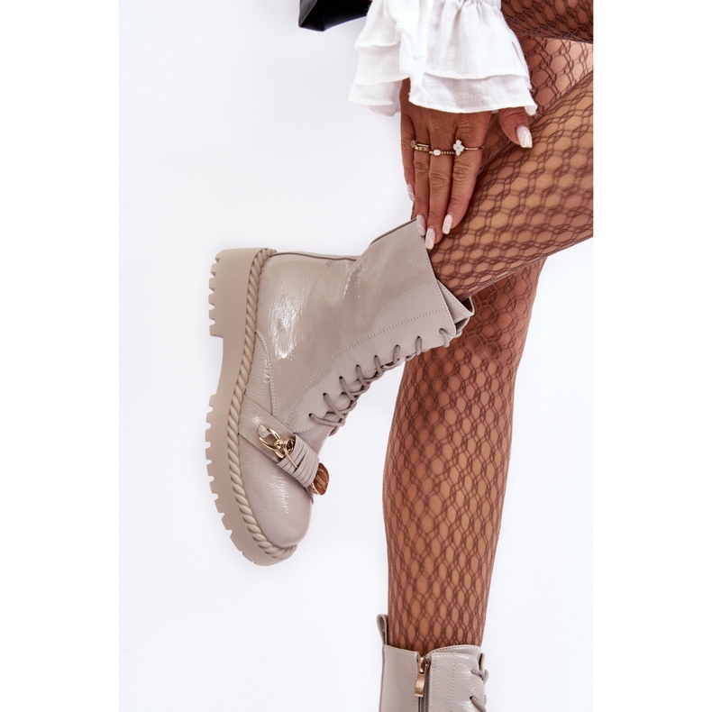 Step in style Stövlar Model Da MR870-67 Ljusgrå Lack - Steg i stil 2