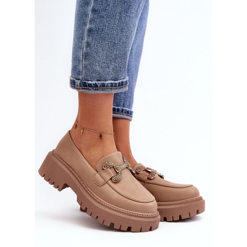 Step in style Mockasiner Model Gargi H8-309 Mörkbeige - Steg i stil 1