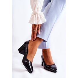 Step in style Pumpar Modell Sergio Leone PB411 Black Lakier - Steg med stil svart 1