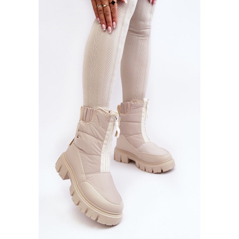 Step in style Snowboots Modell Hixe 34635 Light Beige - Steg i stil 2