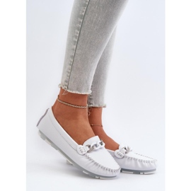 Step in style Mockasiner Model S.Barski LR339 Vit - Steg i stil 1