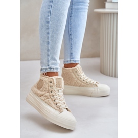 Step in style Sneakers Modell Big Star OO274A444 Beige - Steg i stil 1