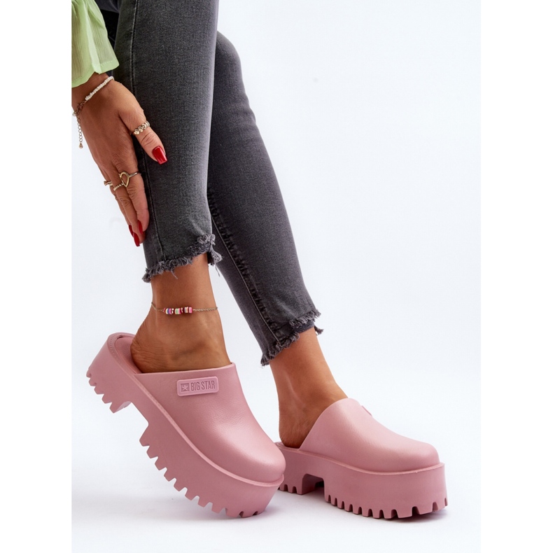 Step in style Sandal flip-flops modell Big Star NN274020 Rosa - Steg i stil 1